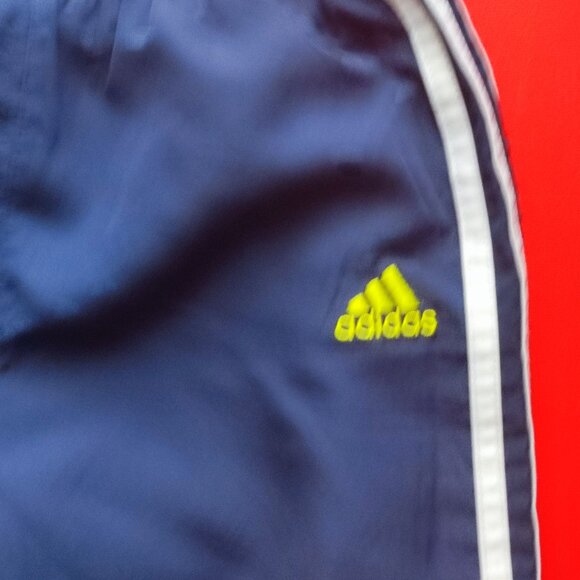 Adidas sweatpants boys' size 6 Dark Blue 3/4 Leg - Picture 6 of 8